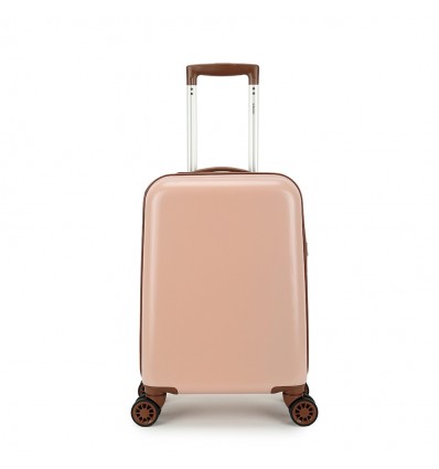 Decent Retro Handbagage Koffer 55cm Roze