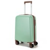 Decent Retro Handbagage Koffer 55cm Mintgroen